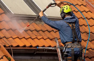 Démoussage et hydrofuge de toiture à Lindry